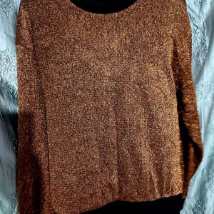 Rust Shimmer Partywear Top