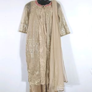 Aurelia Beige Kurta Set