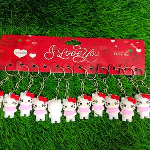 Set Of 12 Hello Kitty Keychains