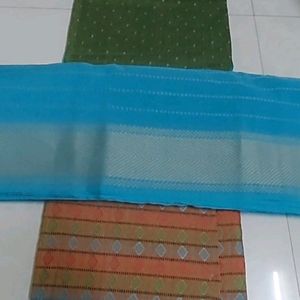 Khadi Cotton Unstitched Salwar Material NEW