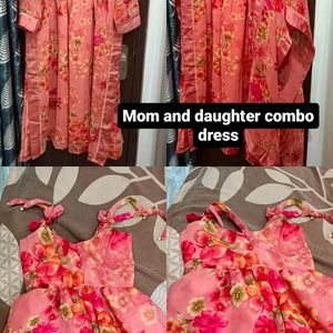 Mom And Daughter Combo Dress