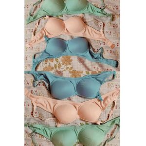 Women Stylish T-shirt Puffy Bra