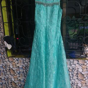 Light Blue Party Wear Gown