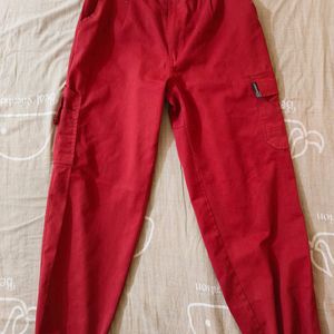 Red Joggers Unisex