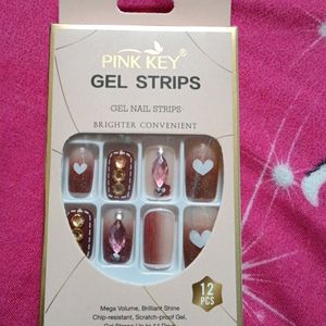 Pink Key Gel Strips.