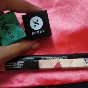 Combo Sugar Cosmetics Lipstick & Kajal