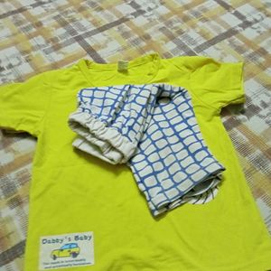 kids half pant tshirt