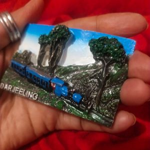 Beautiful Darjeeling Toy Train Fridge Magnet