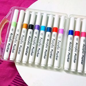 100% New Acrylic 18 Pcs  Marker