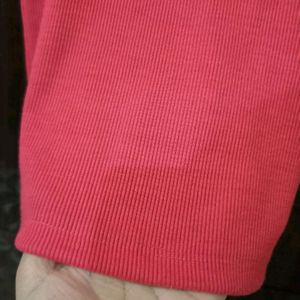 Square Neck Pink Crop Top