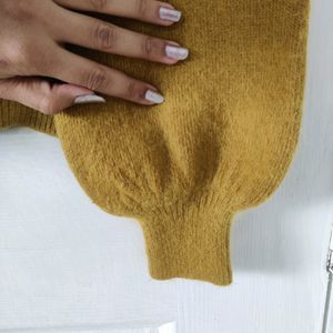 Mustard Clr Fur Jumper