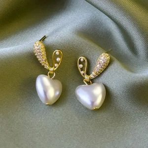 Heart Drop Earrings..