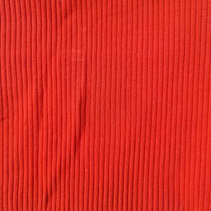 Zudio Red Ribbed Top