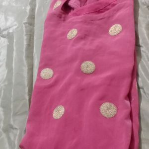 Pink Suit Set With Dupatta