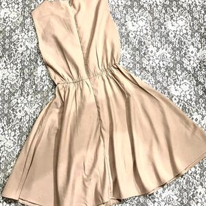 Refill Dusty Pink Coloured Dress With Zip Closure.