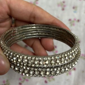 Beautiful Party wear Diamond Bangles✨