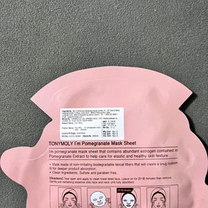 TONYMOLY Pomegranet Sheet Mask For Skin Care