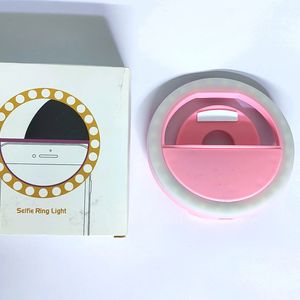 Mini Selfie Ring Light Pink Colour (Pack Of 1)