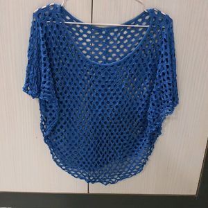 Blue Poncho Unused