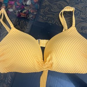 Yellow Stylish Bra For Beach