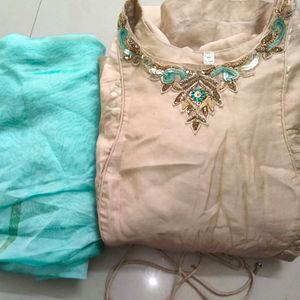 Designer Kurta With Dupatta