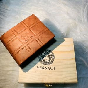 New light brown 🤎 Versace Leather Wallet