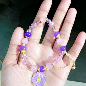 Beautiful Lavender 🪻 And Pink 🩷 Bracelet