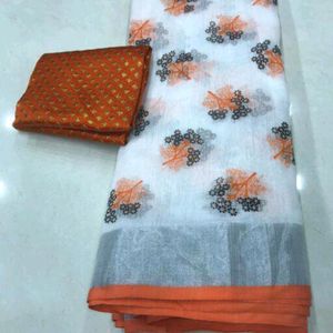 Linen Sarees 1