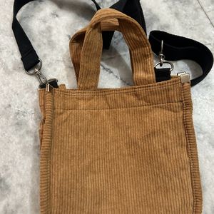 Sling Corduroy Bag