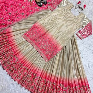 Heavy Pure Chinon Lehenga Choli