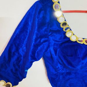 Mirror Worked Blouse For Women