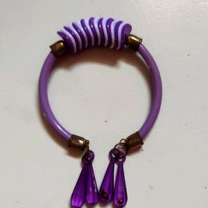 2 Piece Of Purple And Orange Coloured Bracelet