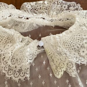 Lace Top With Frills