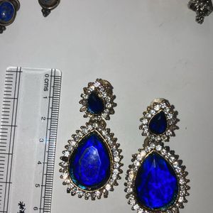 blue stone Earrings