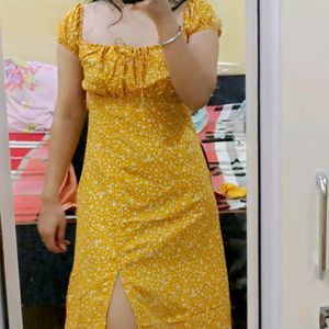 Beautiful Mustard Dress