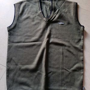 Sleeve Less Inner Man Sweater