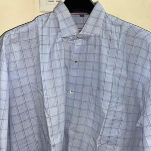 Men Checked Cotton Formal Shirt