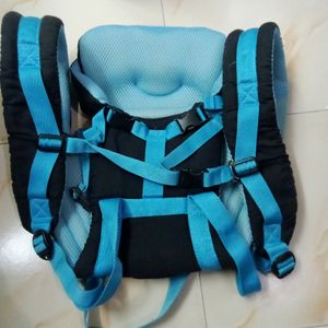 Chinmay Kids Baby Carrier Black & Sky Blue