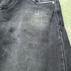 Mens Black Denim Jeans (Size-32 Inches)