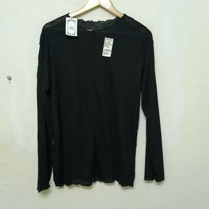 Trendy New Black Top For Women