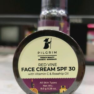 Pilgrim Red Vine Face Toner & Cream