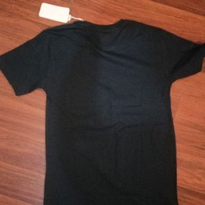 Black Solid Tshirt