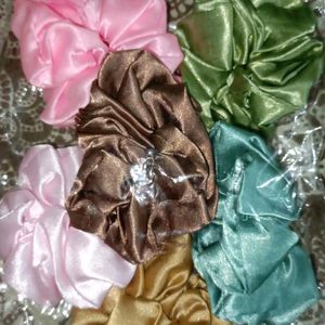 Hair Scrunchies (Pack Of 6)