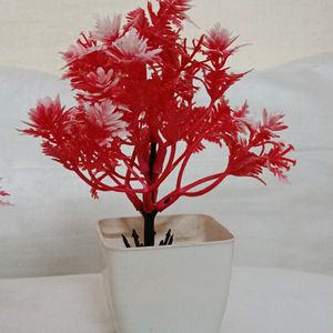 Set Of Four Artificial Plants With Pot