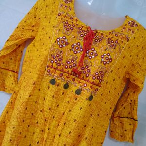 Malti Colour Anarkali Kurti