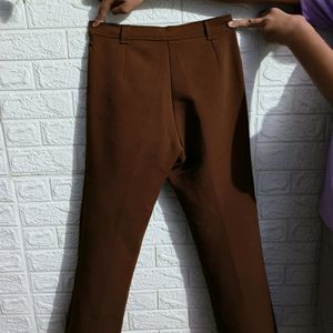 A Brown Straight Jeans