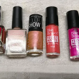 Combo Of 6 Branded Nail Polish