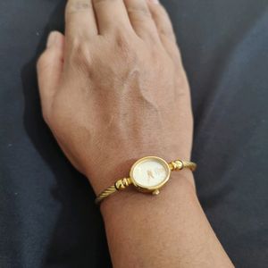 Titan Raga Golden Bangle Watch