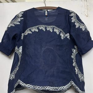 Navy Blue Top