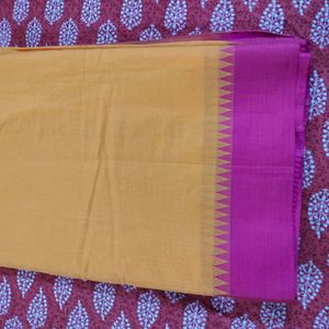 Mustard Pink Saree